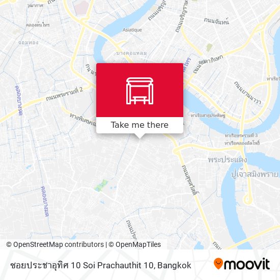 ซอยประชาอุทิศ 10 Soi Prachauthit 10 map