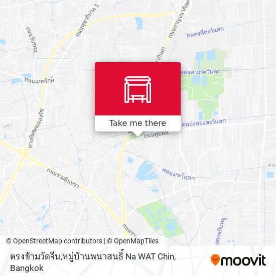 ตรงข้ามวัดจีน,หมู่บ้านพนาสนธิ์ Na WAT Chin map
