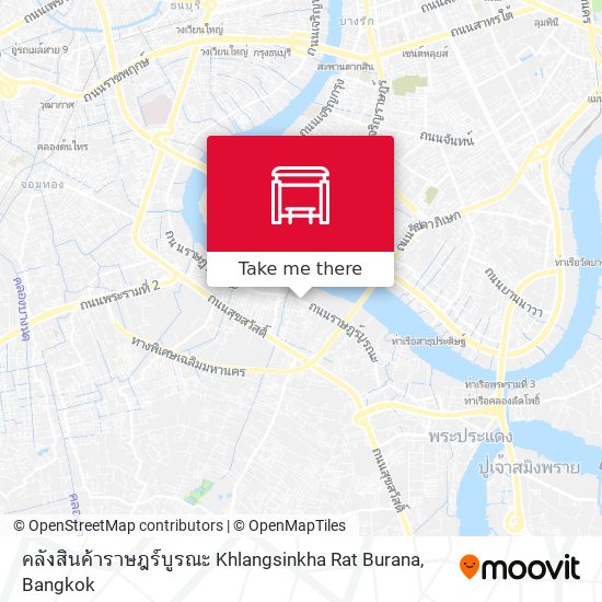 คลังสินค้าราษฎร์บูรณะ Khlangsinkha Rat Burana map