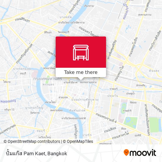 ปั้มแก๊ส Pam Kaet map