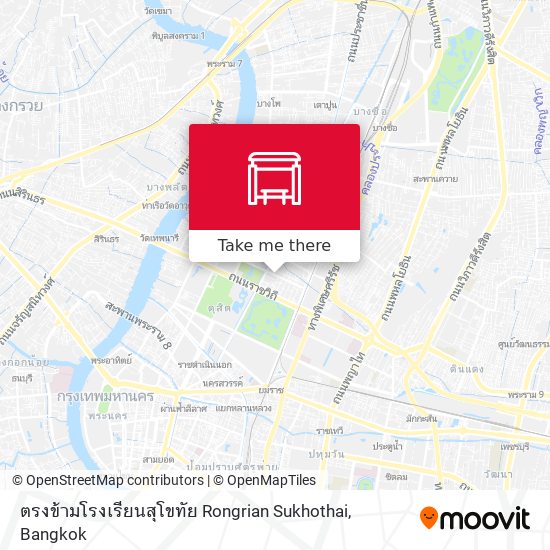 ตรงข้ามโรงเรียนสุโขทัย Rongrian Sukhothai map