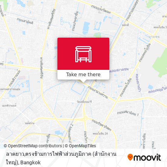 ลาดยาว,ตรงข้ามการไฟฟ้าส่วนภูมิภาค (สำนักงานใหญ่) map