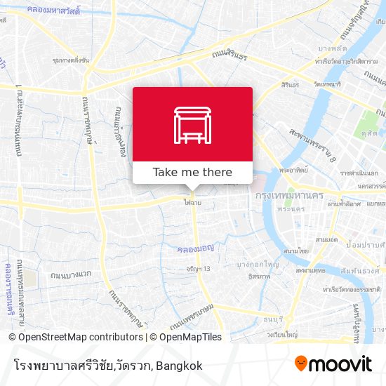 โรงพยาบาลศรีวิชัย,วัดรวก map