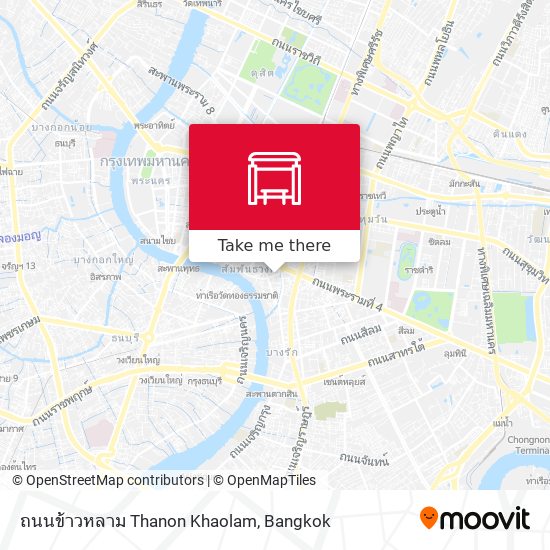 ถนนข้าวหลาม Thanon Khaolam map