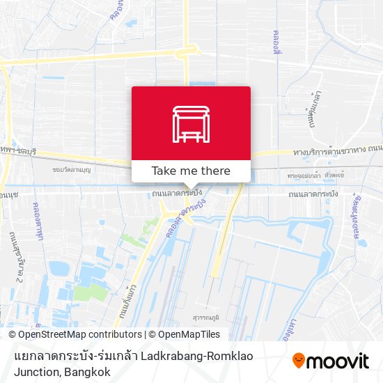 แยกลาดกระบัง-ร่มเกล้า Ladkrabang-Romklao Junction map