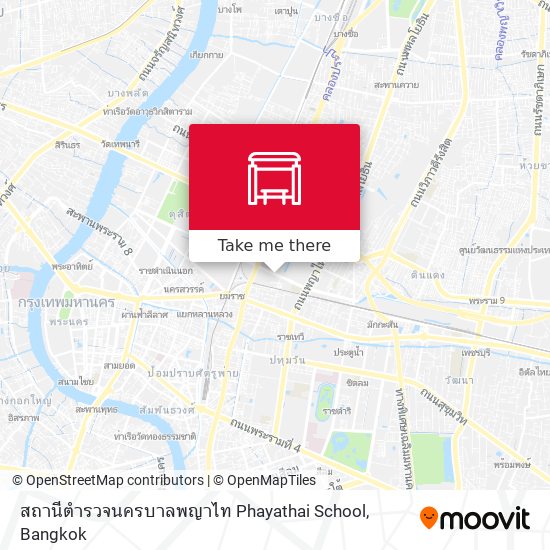 สถานีตำรวจนครบาลพญาไท Phayathai School map