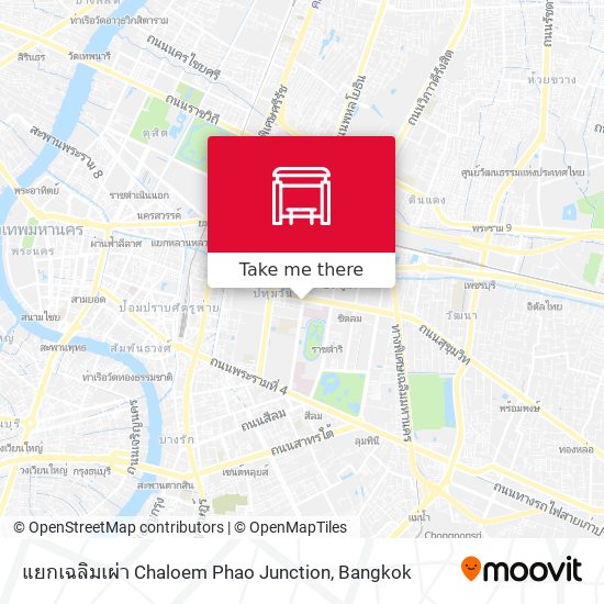 แยกเฉลิมเผ่า Chaloem Phao Junction map