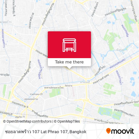 ซอยลาดพร้าว 107 Lat Phrao 107 map