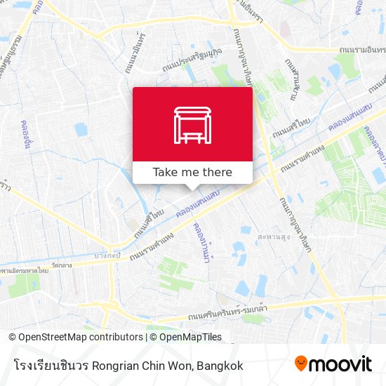 โรงเรียนชินวร Rongrian Chin Won map