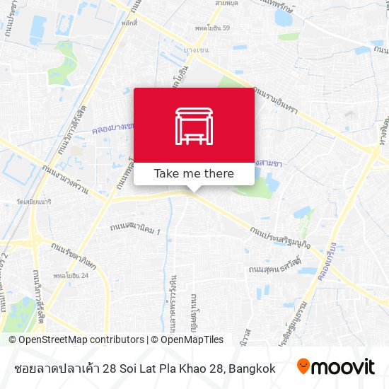 ซอยลาดปลาเค้า 28 Soi Lat Pla Khao 28 map