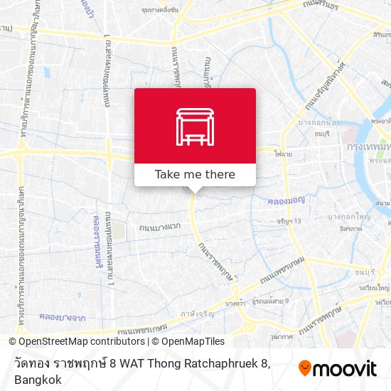 วัดทอง ราชพฤกษ์ 8 WAT Thong Ratchaphruek 8 map