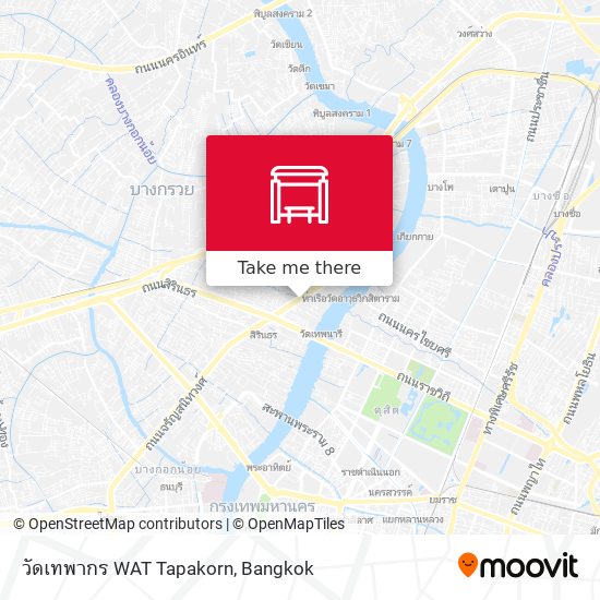 วัดเทพากร WAT Tapakorn map