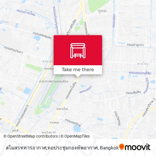 สโมสรทหารอากาศ,หอประชุมกองทัพอากาศ map