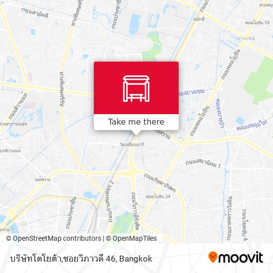 บริษัทโตโยต้า,ซอยวิภาวดี 46 map