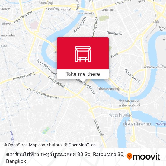 ตรงข้ามไฟฟ้าราษฎร์บูรณะซอย 30 Soi Ratburana 30 map