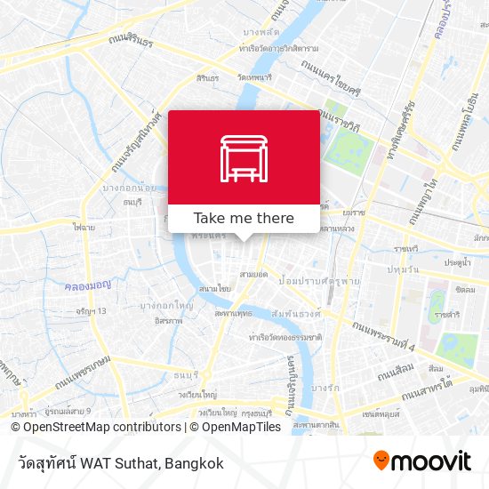 วัดสุทัศน์ WAT Suthat map