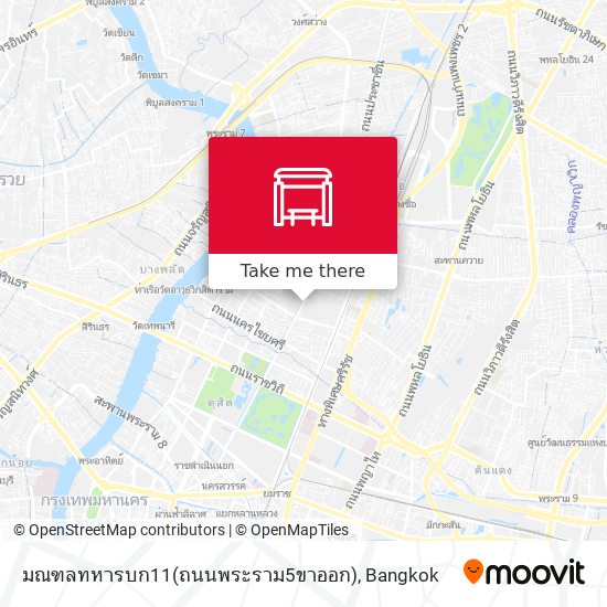 มณฑลทหารบก11(ถนนพระราม5ขาออก) map