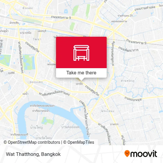 Wat Thatthong map