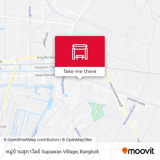 หมู่บ้านสุภาวัลย์ Supawan Village map