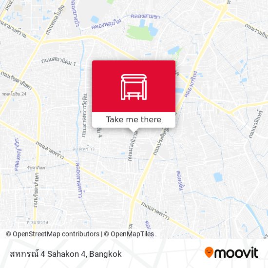 สหกรณ์ 4 Sahakon 4 map