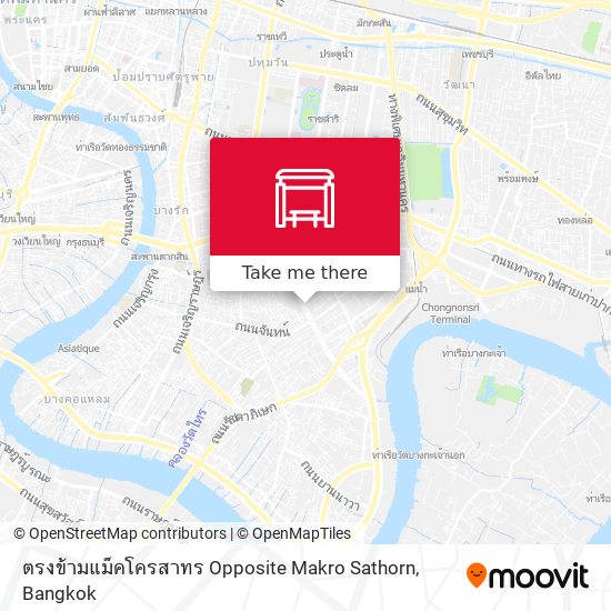 ตรงข้ามแม็คโครสาทร Opposite Makro Sathorn map