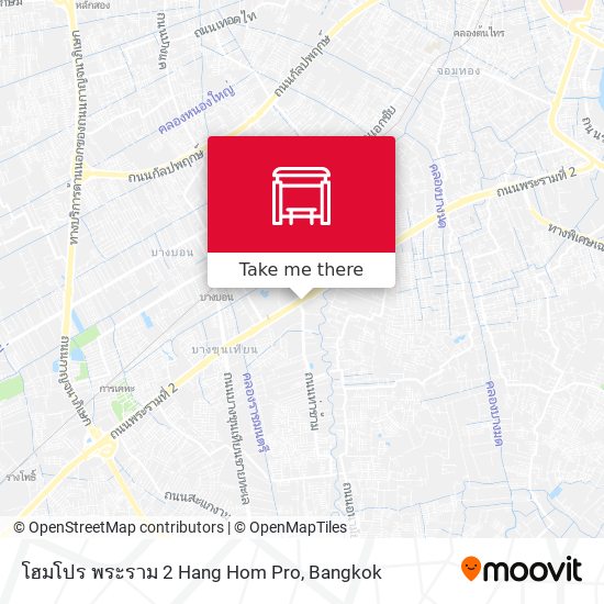 โฮมโปร พระราม 2 Hang Hom Pro map