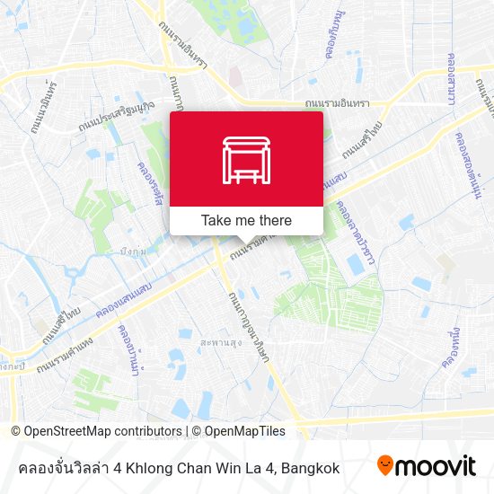 คลองจั่นวิลล่า 4 Khlong Chan Win La 4 map