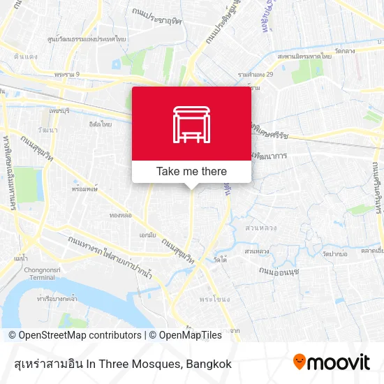 สุเหร่าสามอิน In Three Mosques map