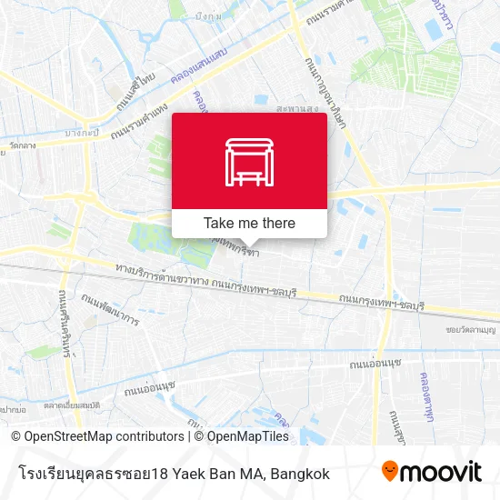 โรงเรียนยุคลธรซอย18 Yaek Ban MA map