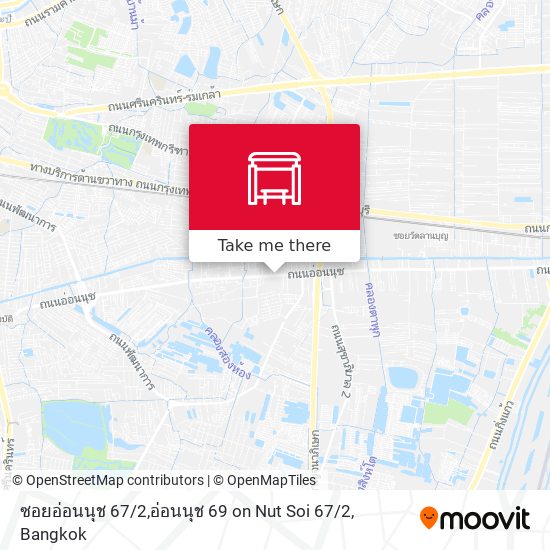 ซอยอ่อนนุช 67 / 2,อ่อนนุช 69 on Nut Soi 67 / 2 map
