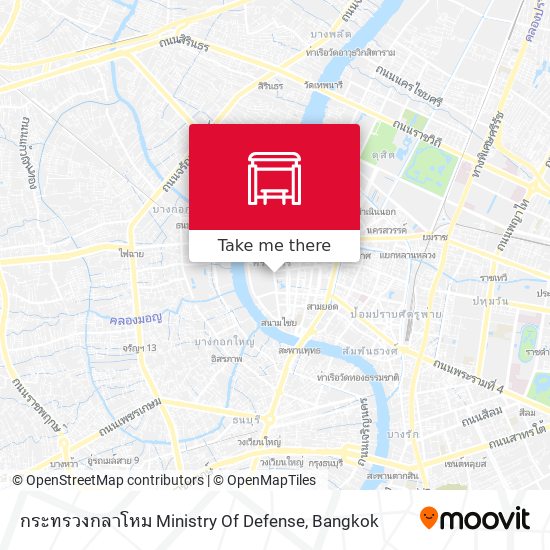 กระทรวงกลาโหม Ministry Of Defense map