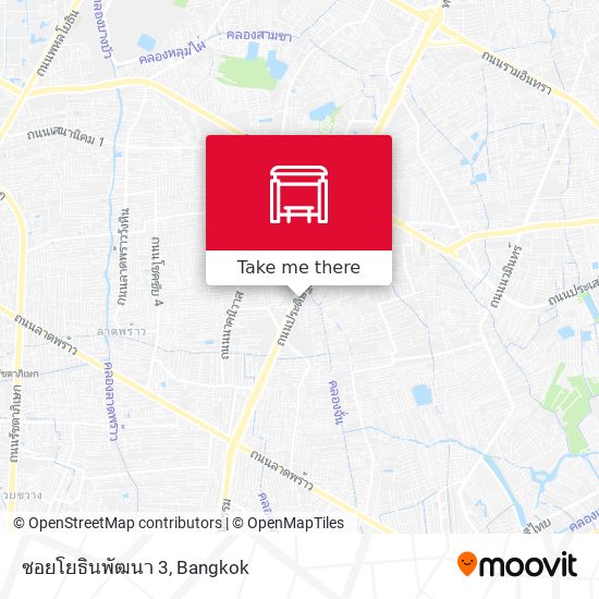 ซอยโยธินพัฒนา 3 map