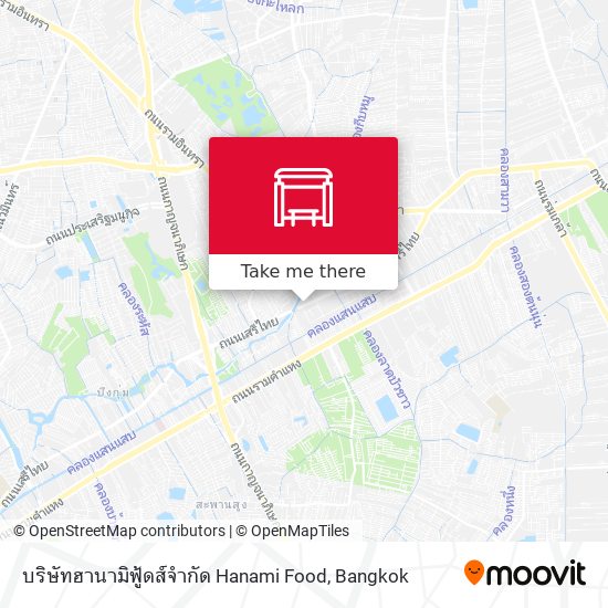 บริษัทฮานามิฟู้ดส์จำกัด Hanami Food map