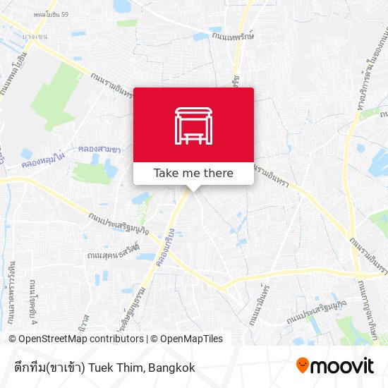 ตึกทีม(ขาเข้า) Tuek Thim map