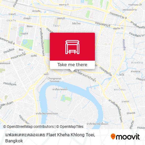 แฟลตเคหะคลองเตย Flaet Kheha Khlong Toei map