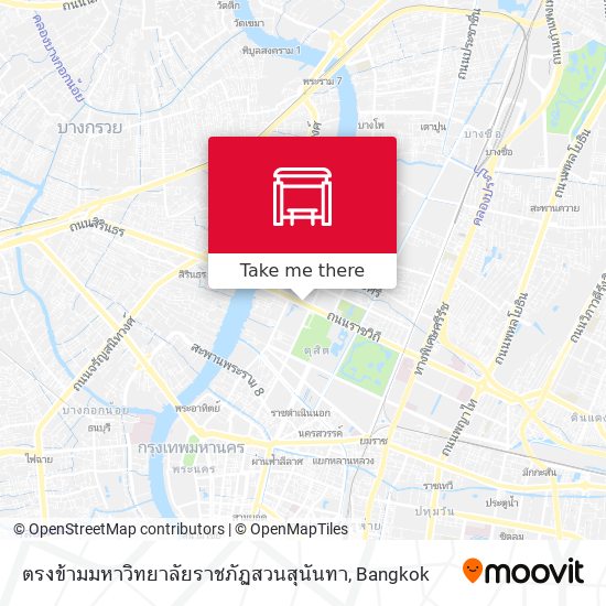 ตรงข้ามมหาวิทยาลัยราชภัฏสวนสุนันทา map