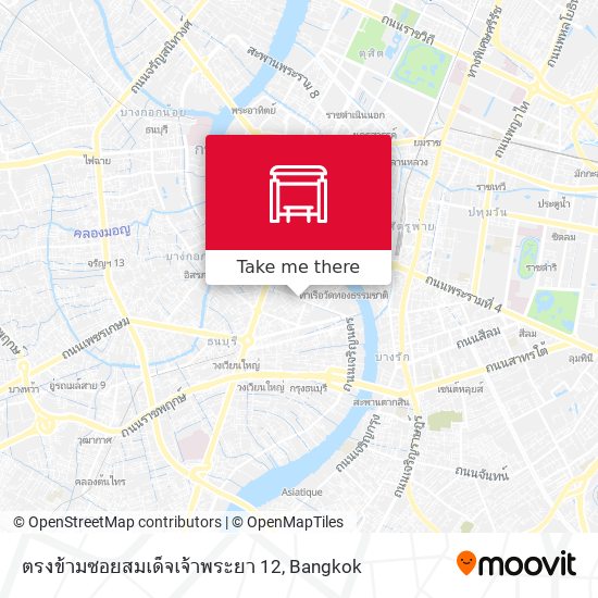 ตรงข้ามซอยสมเด็จเจ้าพระยา 12 map