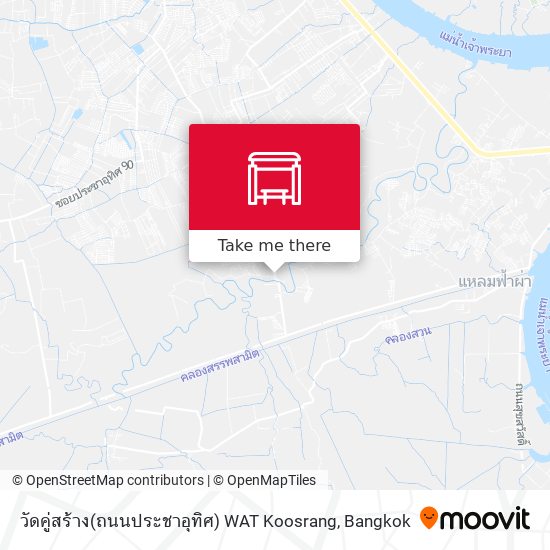 วัดคู่สร้าง(ถนนประชาอุทิศ) WAT Koosrang map