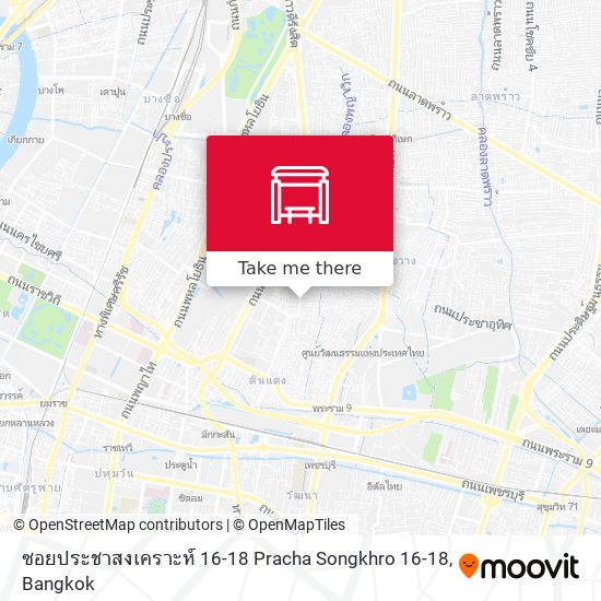 ซอยประชาสงเคราะห์ 16-18 Pracha Songkhro 16-18 map