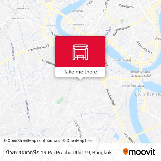 ป้ายประชาอุทิศ 19 Pai Pracha Uthit 19 map