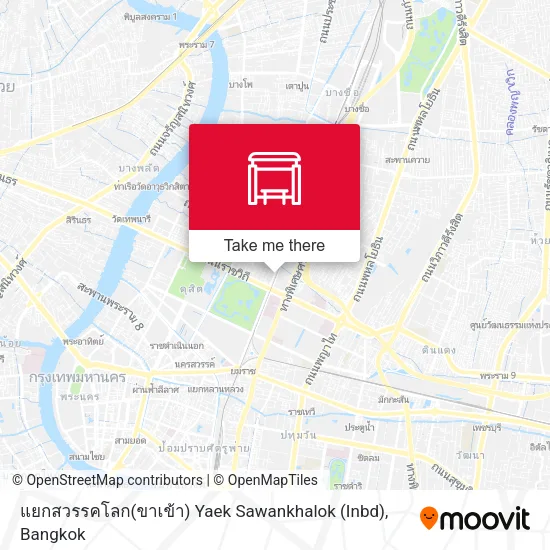 แยกสวรรคโลก(ขาเข้า) Yaek Sawankhalok (Inbd) map