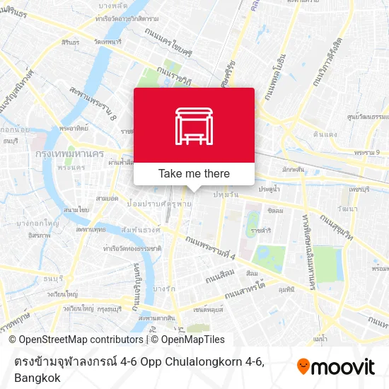 ตรงข้ามจุฬาลงกรณ์ 4-6 Opp Chulalongkorn 4-6 map