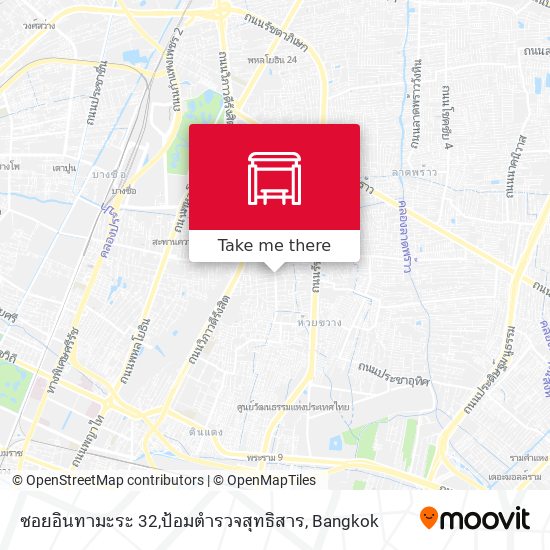 ซอยอินทามะระ 32,ป้อมตำรวจสุทธิสาร map