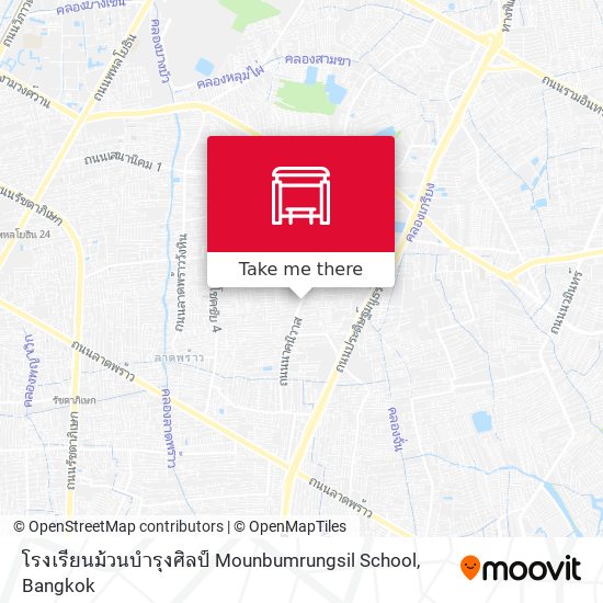 โรงเรียนม้วนบำรุงศิลป์ Mounbumrungsil School map