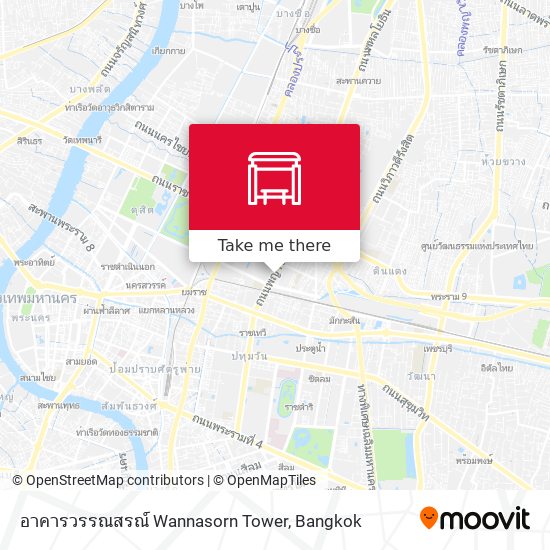 อาคารวรรณสรณ์ Wannasorn Tower map