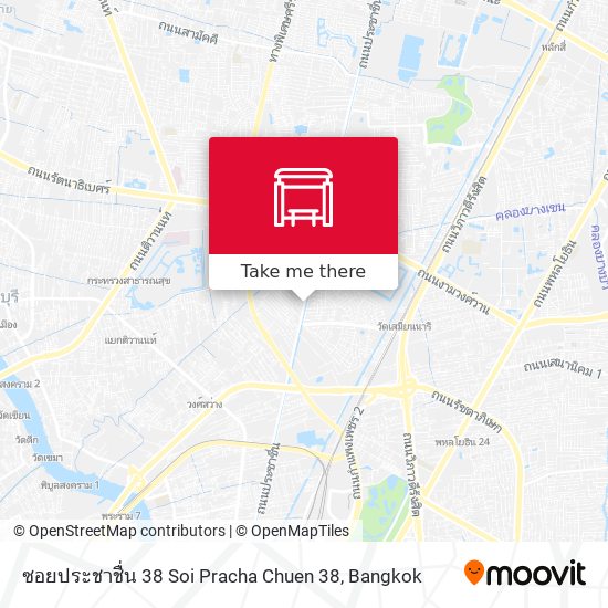 ซอยประชาชื่น 38 Soi Pracha Chuen 38 map