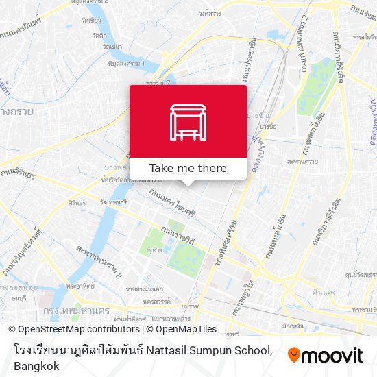 โรงเรียนนาฎศิลป์สัมพันธ์ Nattasil Sumpun School map