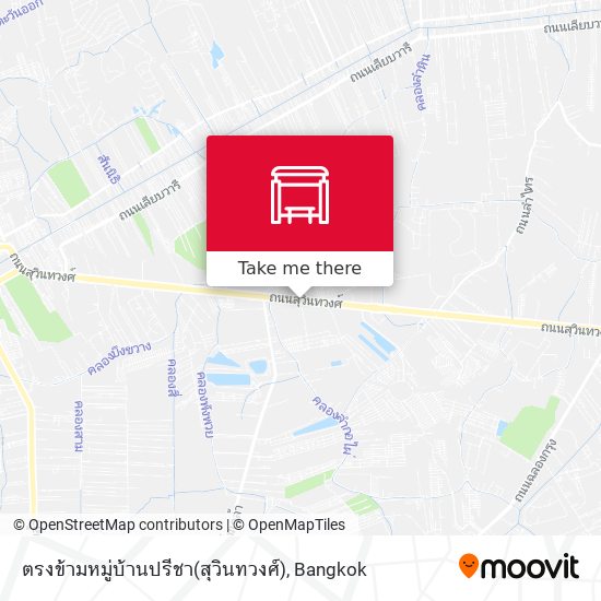 ตรงข้ามหมู่บ้านปรีชา(สุวินทวงศ์) map