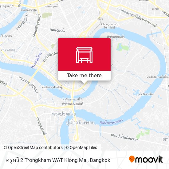 ครูหวี 2 Trongkham WAT Klong Mai map