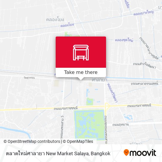 ตลาดใหม่ศาลายา New Market Salaya map